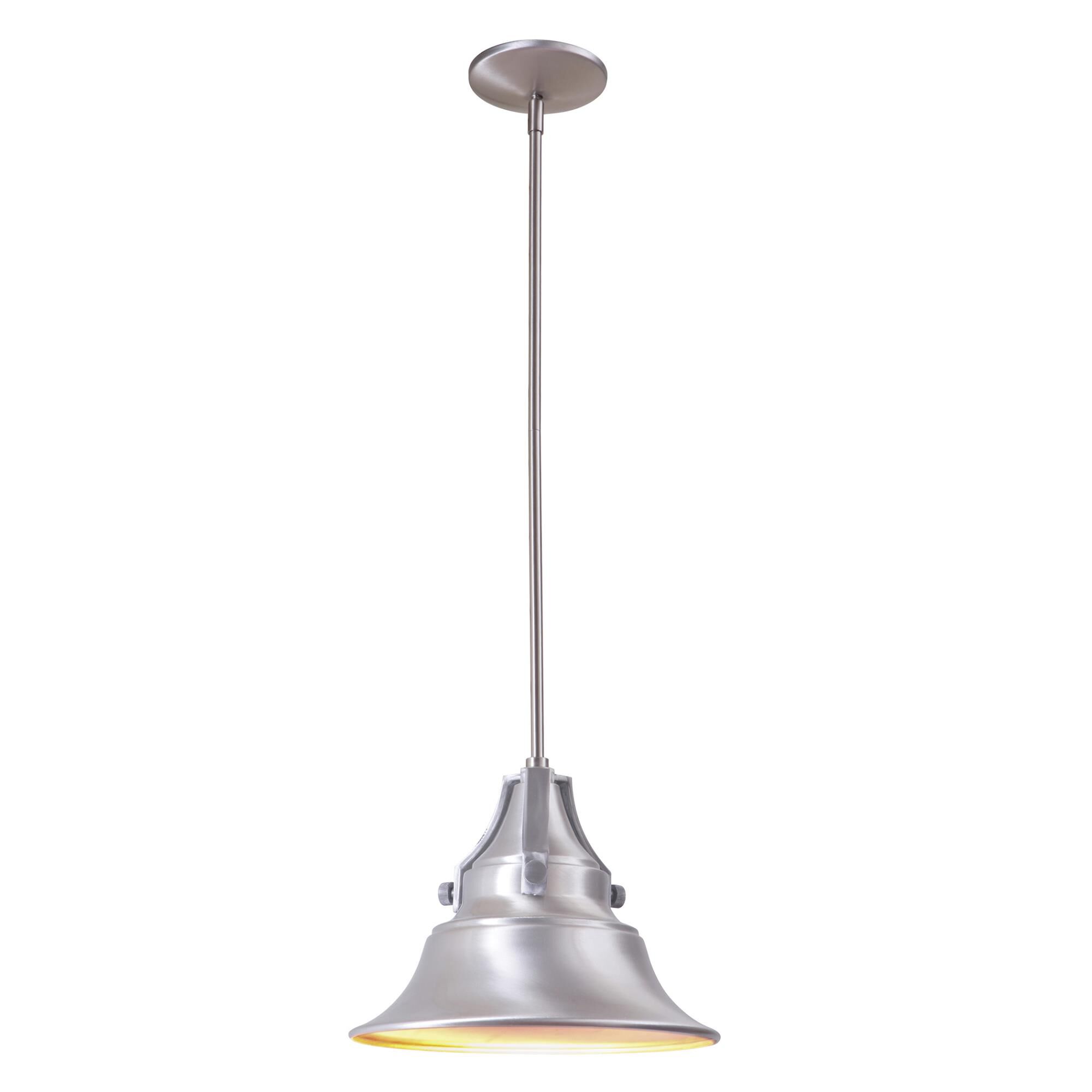 Shown in Satin Aluminum finish and 0.0 glass and 0.0 shade